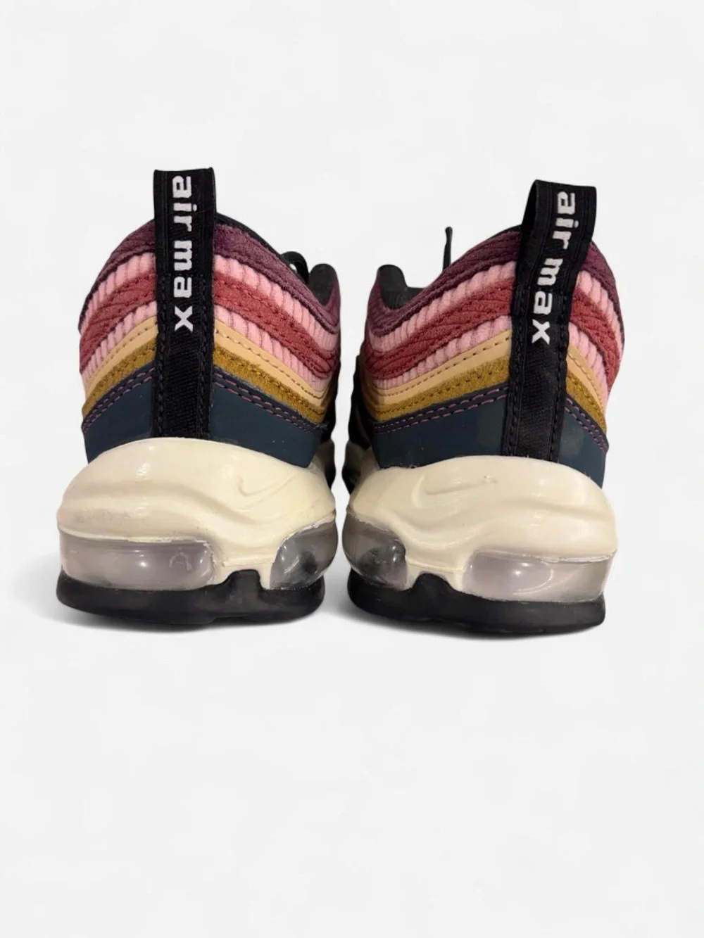 Nike Women's Air Max 97 SE 'Multi-Color Corduroy' (SKU: FB8454-300).